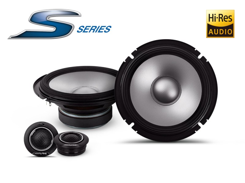 ALPINE S2-S65C SET DOS VIAS 6.5" HI-RES